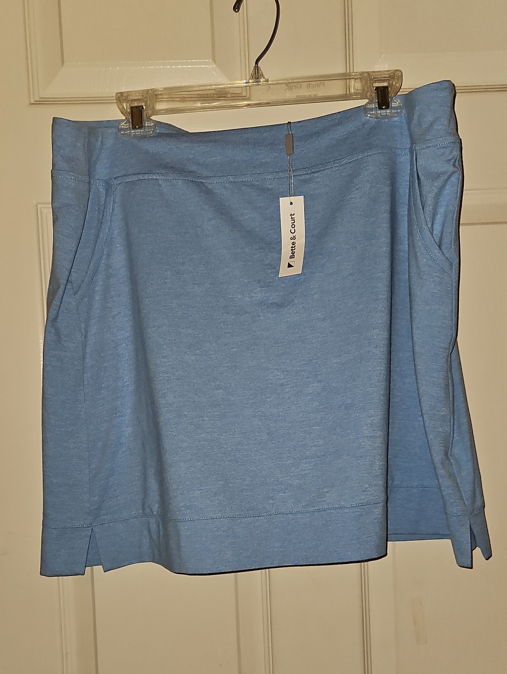Bette & Court Blue Athletic Skort with Side Pockets